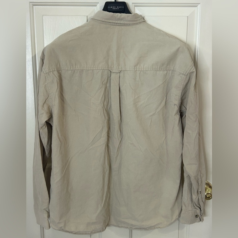 ASOS Men’s Large Corduroy Long Sleeve Button Down Shirt - Picture 2 of 7
